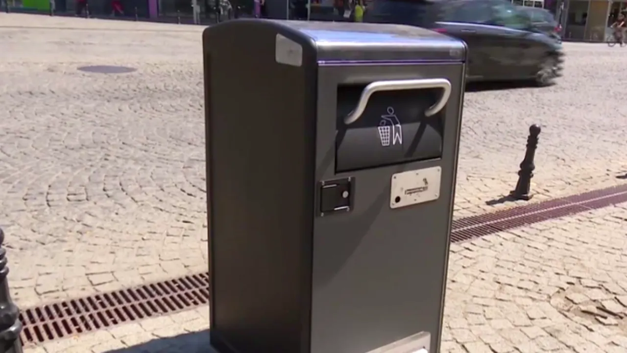 Îţi arunci gunoiul într-un coş care îţi oferă internet şi vorbeşte cu tine 