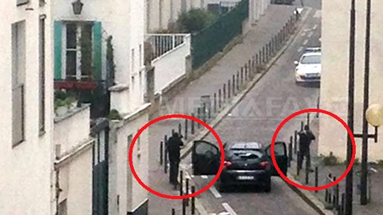 MASACRU la sediul unui ziar din Paris: Cel puţin 12 oameni, printre care directorul şi alţi trei caricaturişti, au fost ucişi. Hollande decretează doliu naţional - IMAGINI din timpul atacului - LIVE TEXT