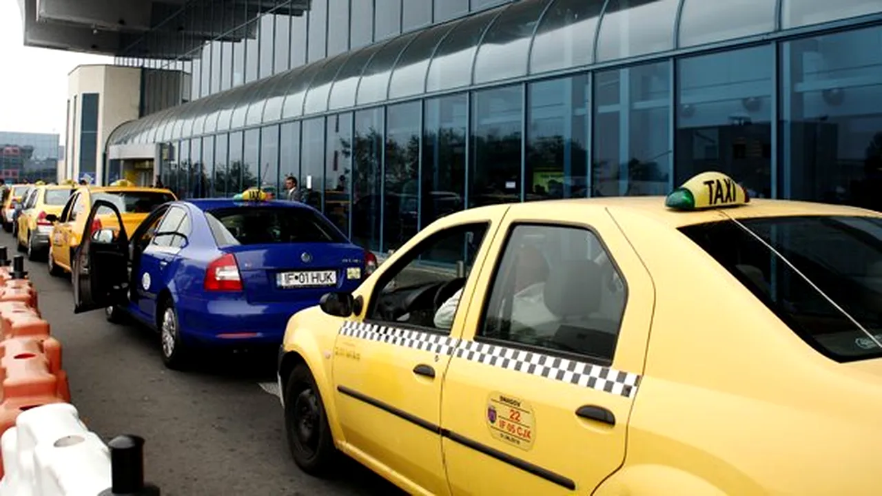 Un taximetrist a încercat să calce cu maşina un poliţist pe Aeroportul 