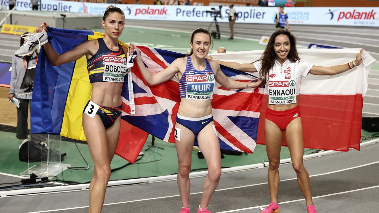 Claudia Bobocea a câştigat medalia de argint la Campionatele Europene de atletism în sală din Turcia