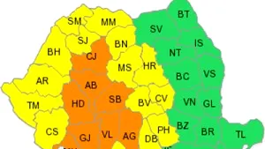 Romania Gets Code Orange Weather Warning For Rain, Thunderstorms