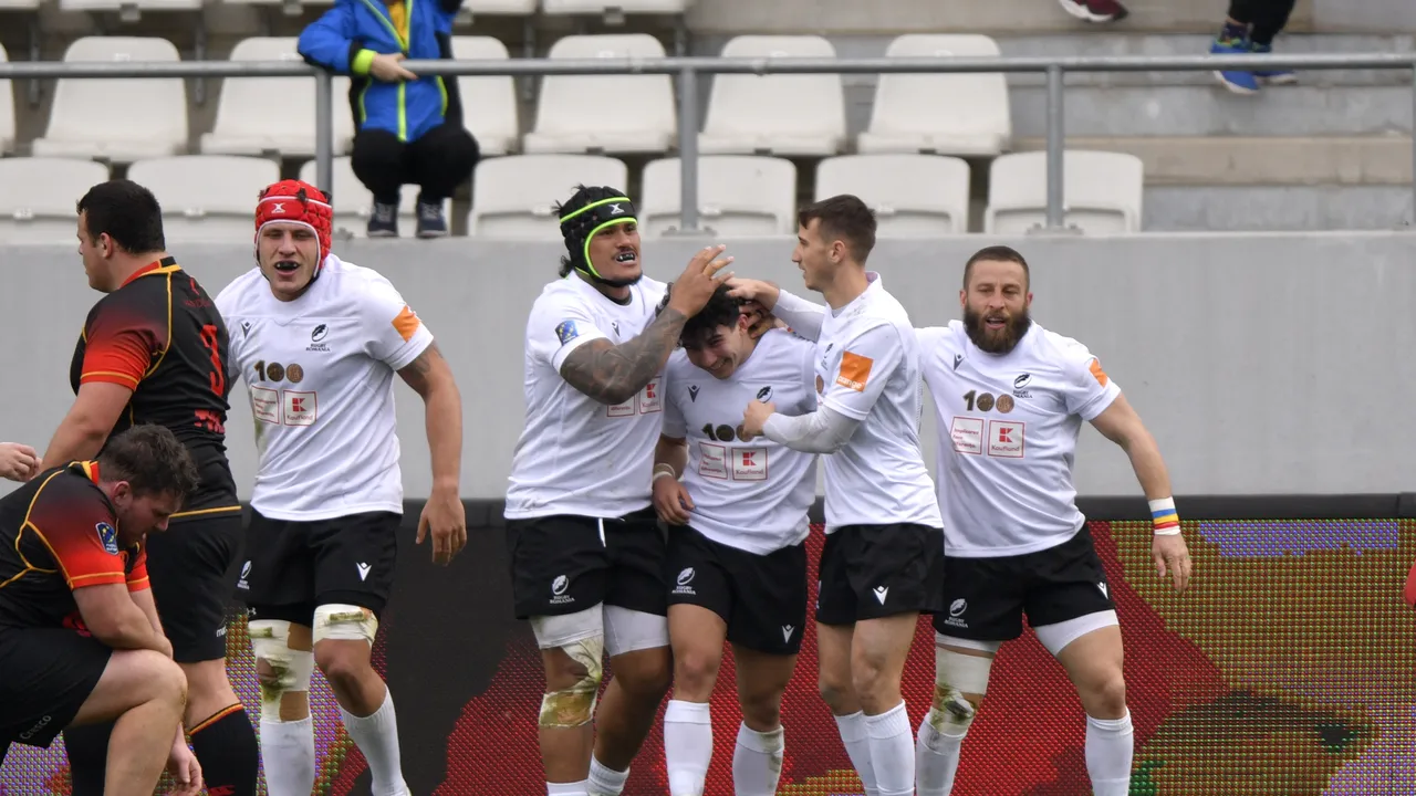 Stejarii înving cu punct bonus ofensiv Belgia în Rugby Europe Championship