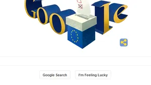 GOOGLE şi-a schimbat logo-ul pentru ALEGERILE EUROPARLAMENTARE