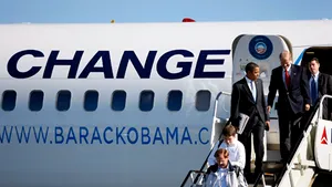 Avionul de campanie al lui Barack Obama a fost la un pas de dezastru în 2008