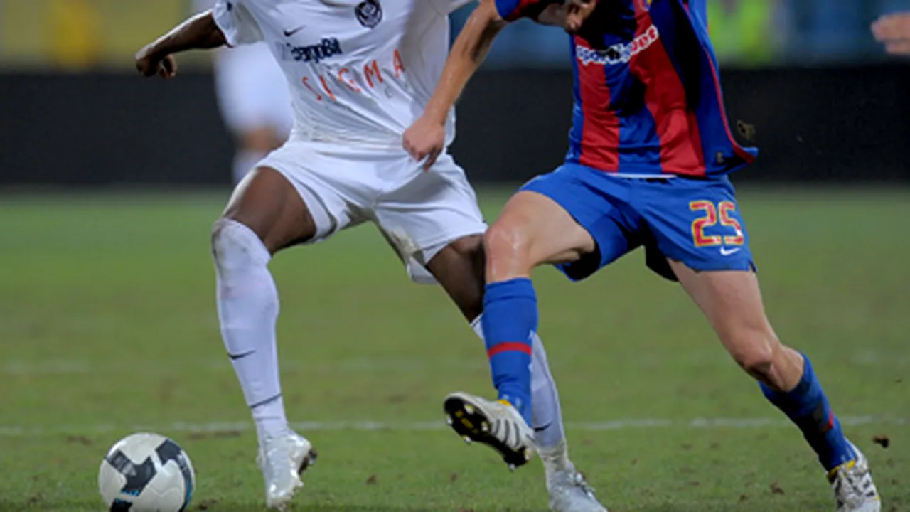 Steaua a remizat în derbiul cu CFR Cluj, scor 2-2 - GALERIE FOTO