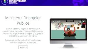 Finanţele au lansat o platformă cu veniturile şi cheltuielile bugetare ale instituţiilor publice
