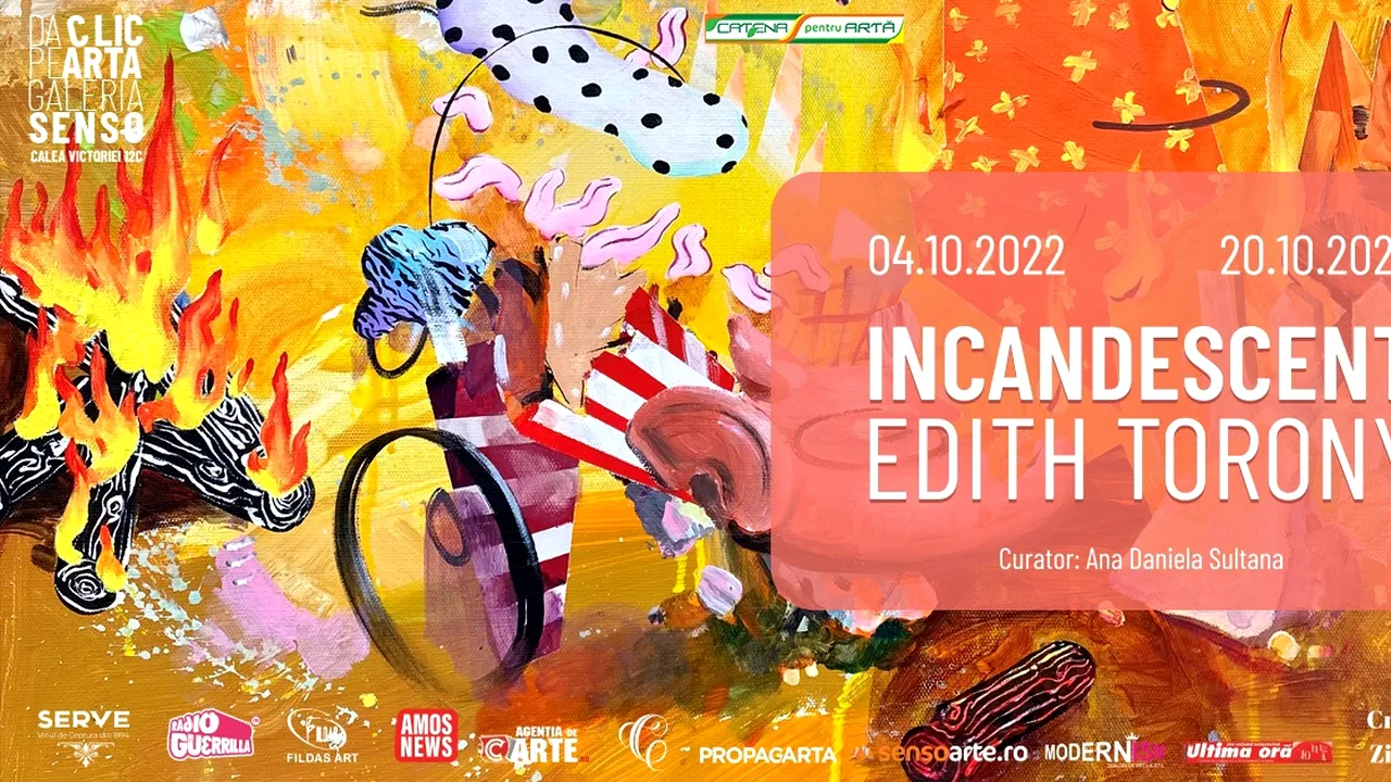 „Incandescent”, noua expoziţie Edith Torony de la Galeria Senso