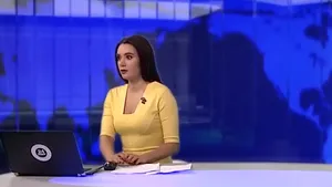 VIDEO O prezentatoare din Rusia are parte de cea mai mare sperietură din viaţa ei. Imaginile fac acum înconjurul lumii