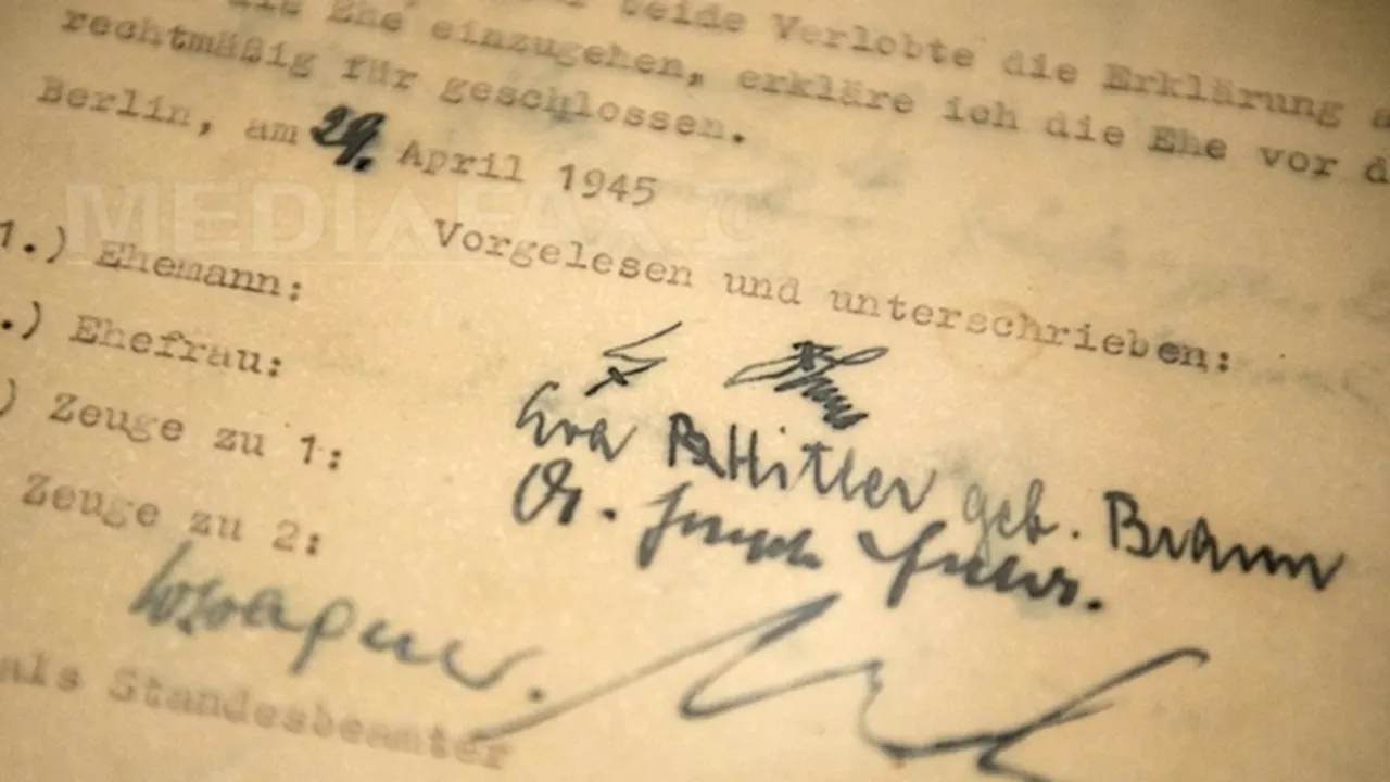 Semnăturile lui Stalin, Hitler şi Lincoln, expuse la Washington