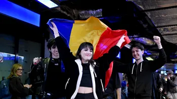 DECLARAȚII Alexandra Căpitănescu s-a întors acasă după locul trei obținut la Eurovision: „România a demonstrat în momentul de față că poate fi un popor unit” | GALERIE FOTO