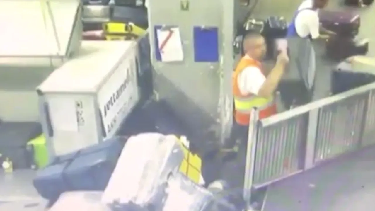 După imaginile publicate cu angajatul care aruncă bagajele pe Aeroportul Otopeni, companiile de handling, notificate pentru rezilierea contractelor