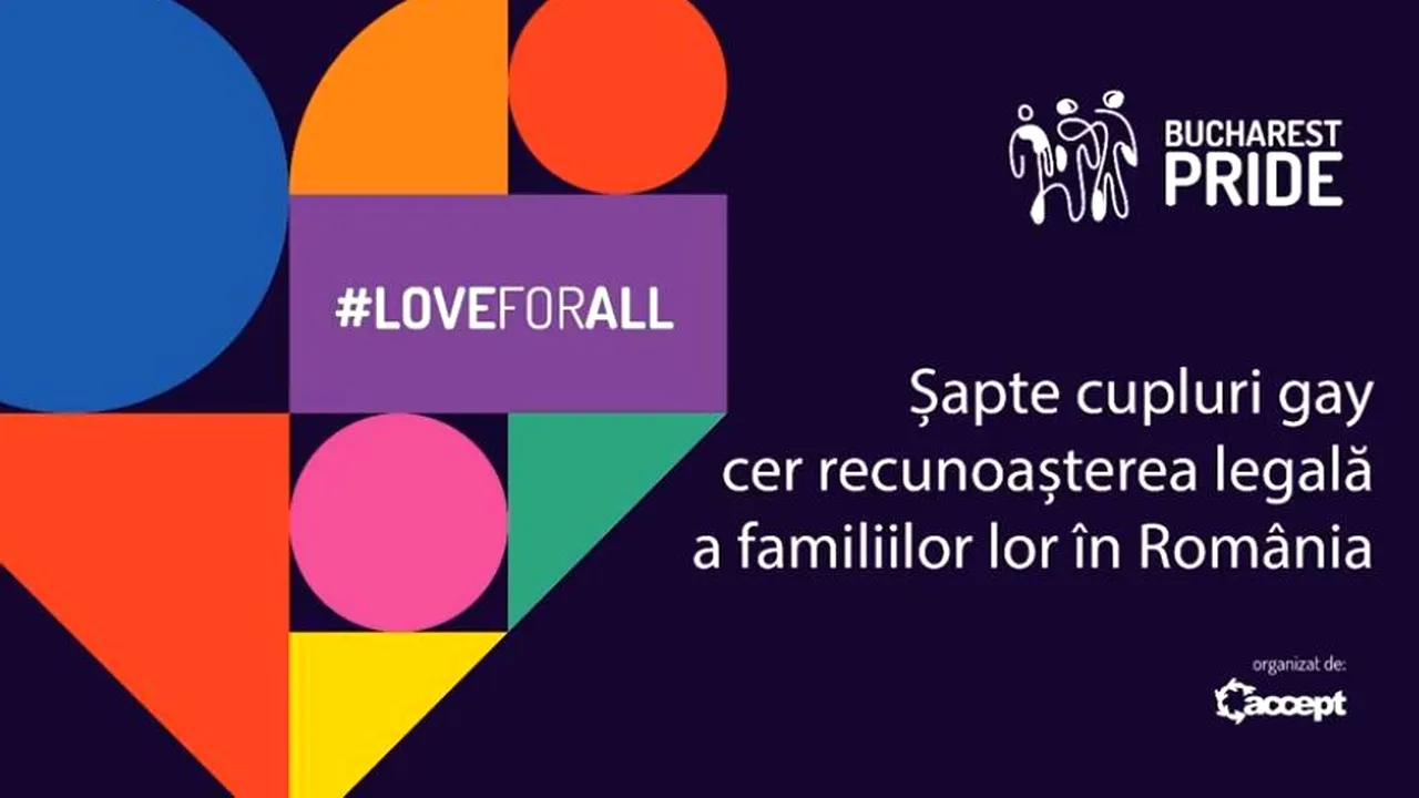 Şapte cupluri gay şi Asociaţia ACCEPT au dat în judecată România la CEDO