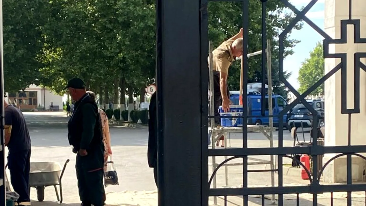 Ghencea III Military Cemetery, preparing for farewell. Ion Iliescu will be buried on Thursday