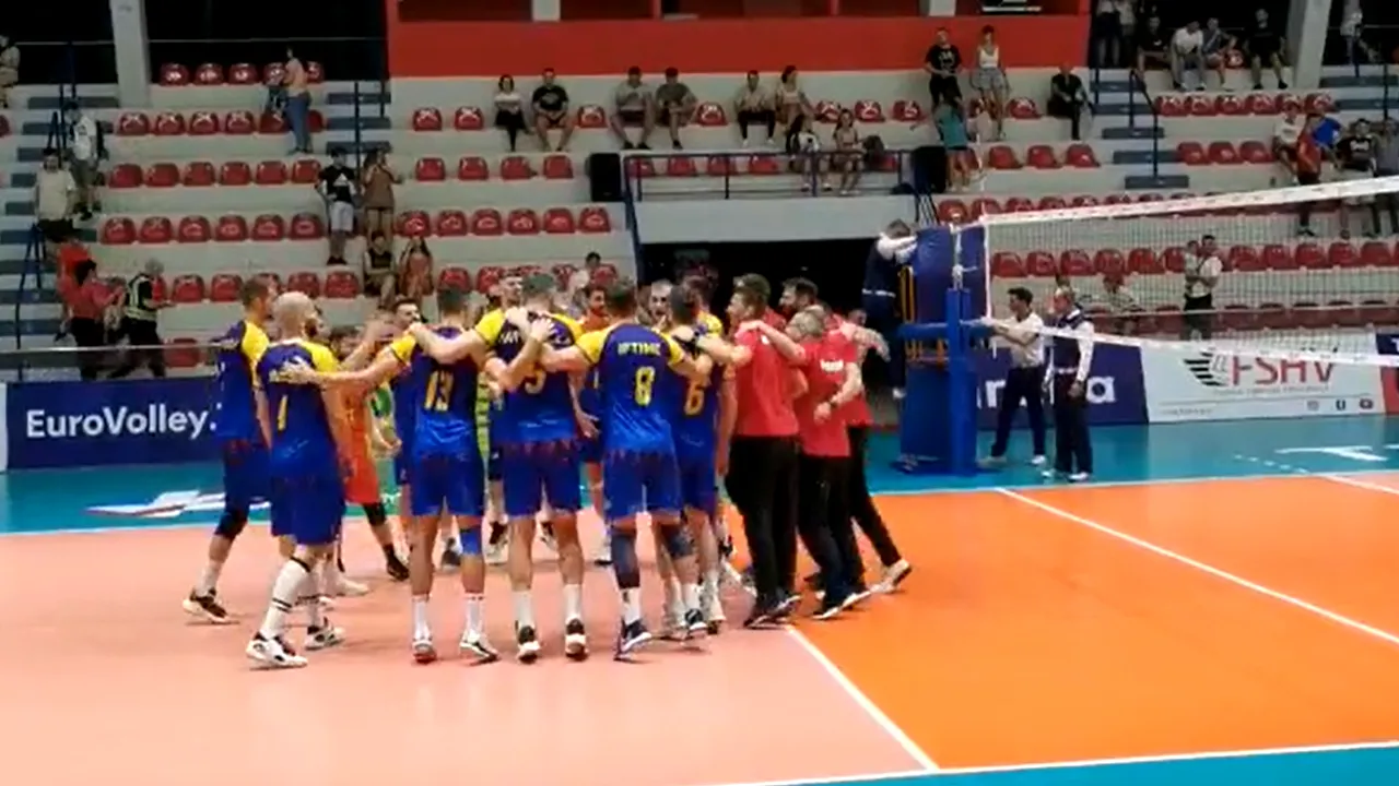 Naţionala de volei masculin s-a calificat la turneul final preliminar al Campionatului European