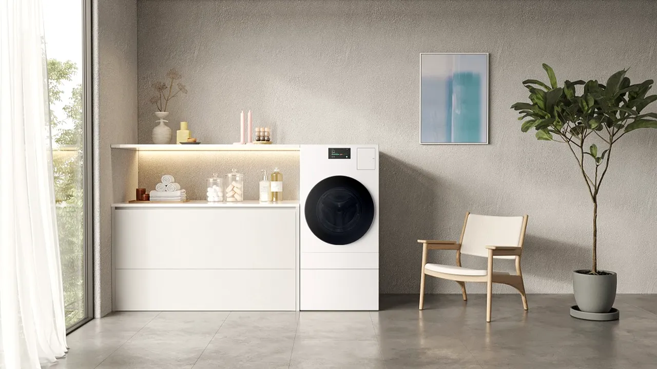 Samsung dezvăluie combo-ul maşină de spălat şi uscător BESPOKE AI™ la IFA 2023