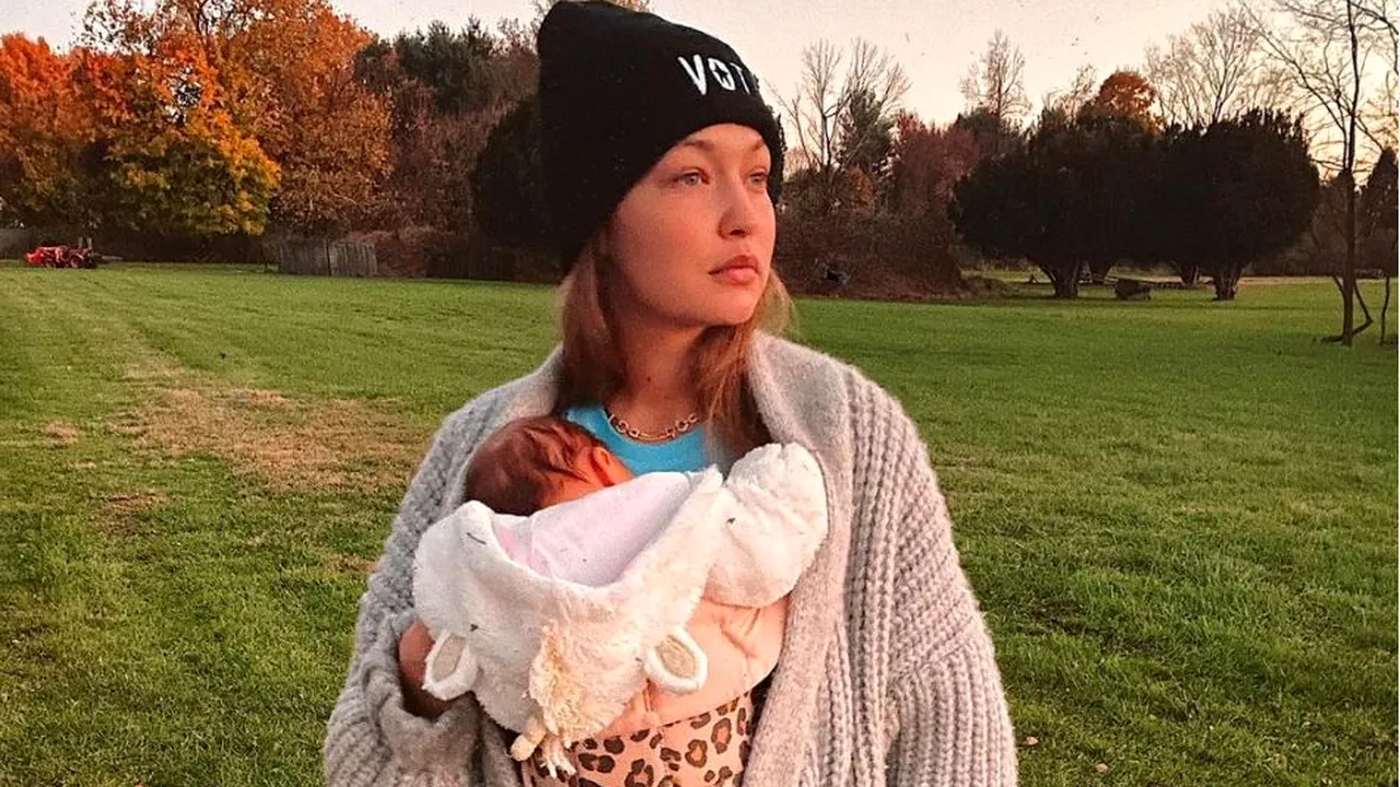 Gigi Hadid, o mămică supermodel!