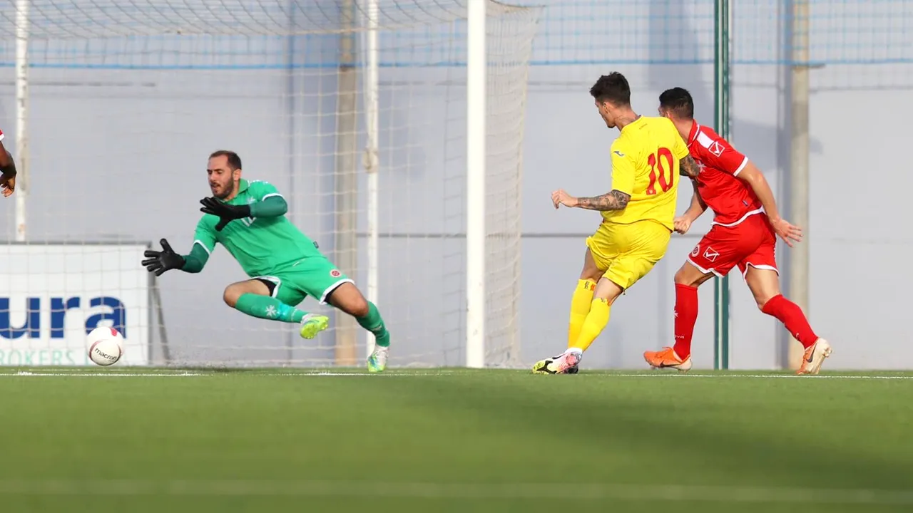 Adrian Mutu şi Mirel Rădoi, antrenorii momentului. România U21 rămâne neînvinsă după victoria cu Malta, scor 3-0