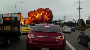 VIDEO Un avion uşor s-a prăbuşit şi a luat foc, în Statele Unite. Momentul exact al producerii accidentului