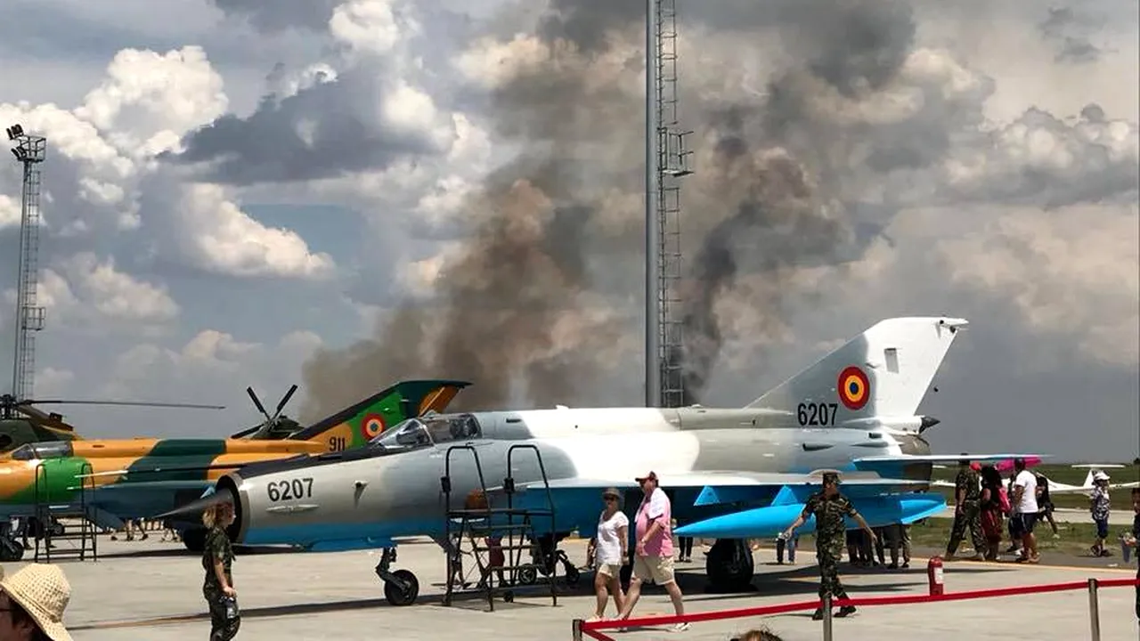 Două spectacole aeriene au fost ANULATE după tragedia aviatică. Flota de MIG-uri 21 LanceR este în continuare consemnată la sol 