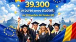 Burse europene pentru studenții vulnerabili: aproape 40.000 de beneficiari în România