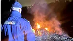 Bărbat, amendat după ce a incendiat gunoaie în Bistrița. Acesta a aprins focul aproape de magistrala de gaz