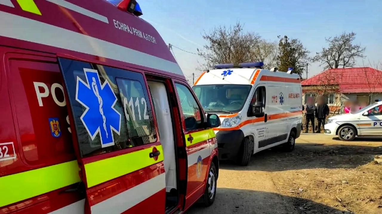 Accident rutier în Moviliţa, judeţul Ialomiţa. Una dintre victime a fost preluată de SMURD