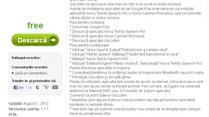 Mediafax Group lansează Go Listen, prima aplicaţie Android care le citeşte utilizatorilor ştirile