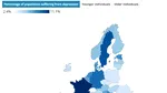 Care este ţara europeană cu cea mai mare rată a depresiei? Cum arată situaţia în România