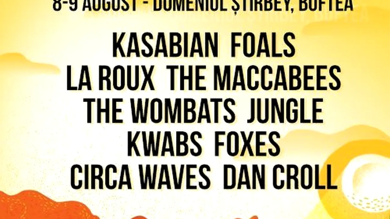 SUMMER WELL 2015: Trupele britanice Kasabian, Foals şi The Maccabees concertează pe 8 şi 9 august la Bucureşti - VIDEO