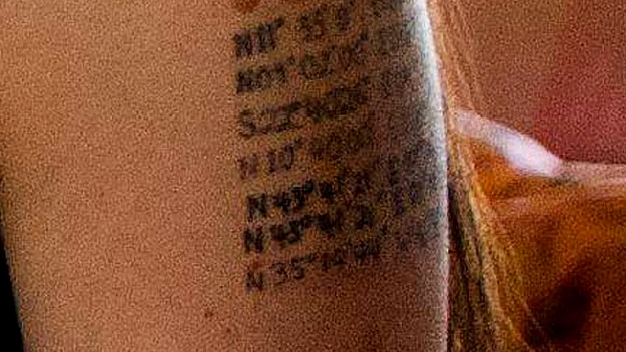 FOCUS Tatuajul-fenomen social/ ”Beckam a ales să se tatueze prin cartier. Bieber - tatuaj de copil” - VIDEO