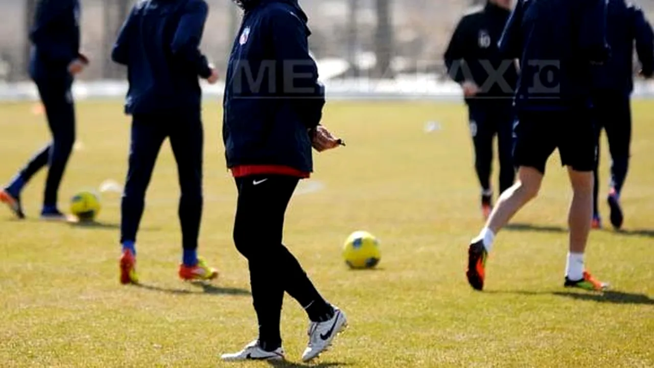 Steaua a efectuat primul antrenament din acest sezon în complexul sportiv din Bulevardul Ghencea