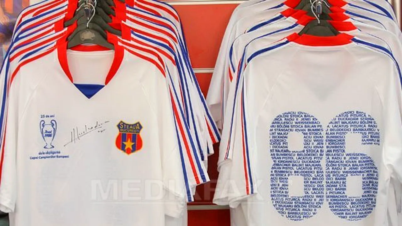 Steaua aniversează 25 de ani de la câştigarea Cupei Campionilor Europeni. Ce a pregătit pentru fani