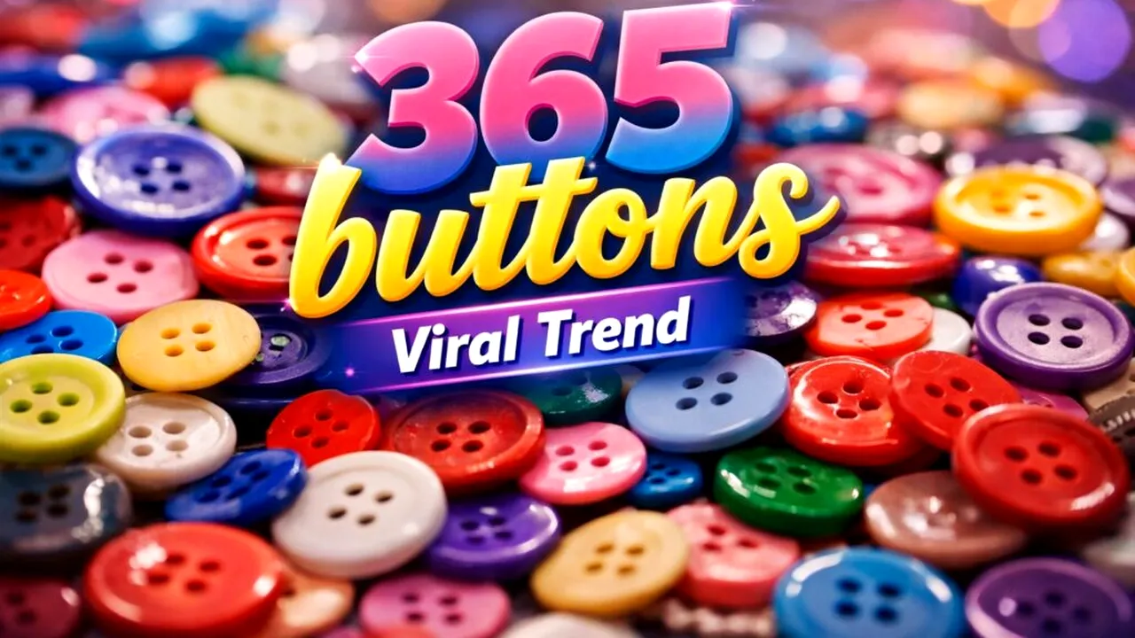 Primul mare trend viral al lui 2026 pe TikTok: Ce înseamnă „365 buttons” și de ce a cucerit internetul